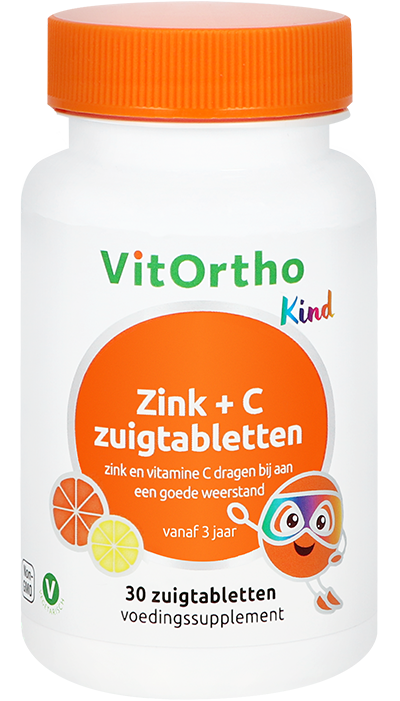 Zink + C zuigtabletten kids